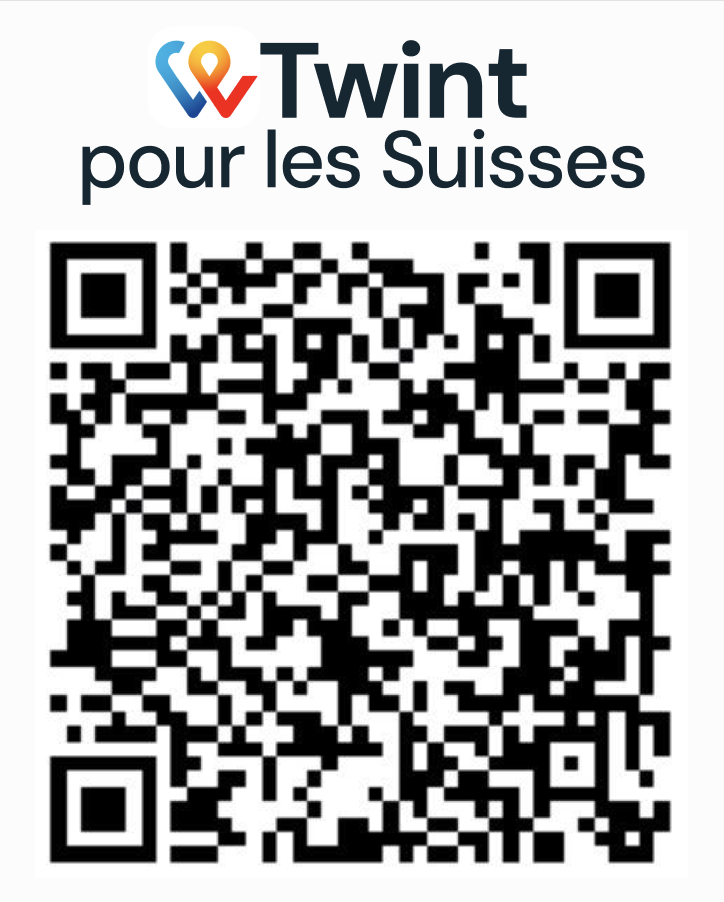 QR Code Twint pour les Suisses